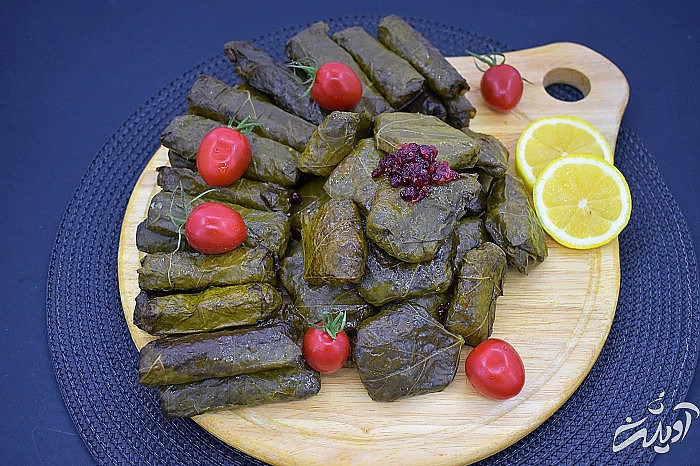 طرز تهیه دلمه برگ مو خانگی دلمه ی برگ مو